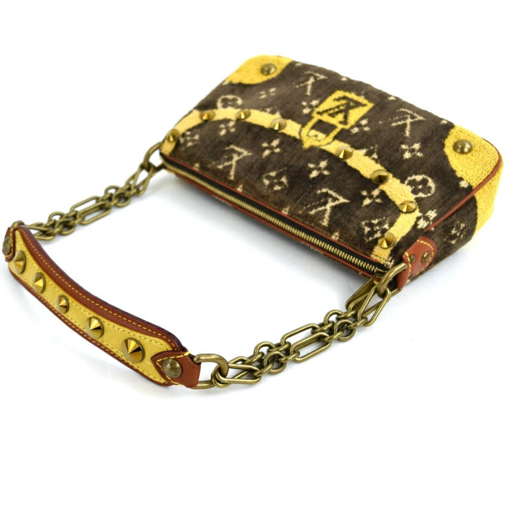 Louis Vuitton Monogram Trompe loeil Pochette Accessoires Handbag Terry Cloth - Picture 8 of 11